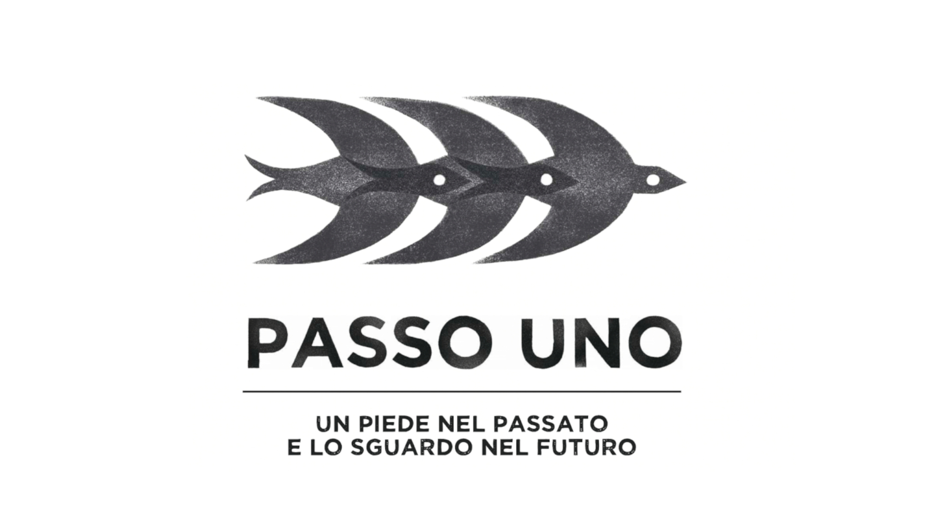 Logo progetto Passo uno - biblioteca di Pavullo